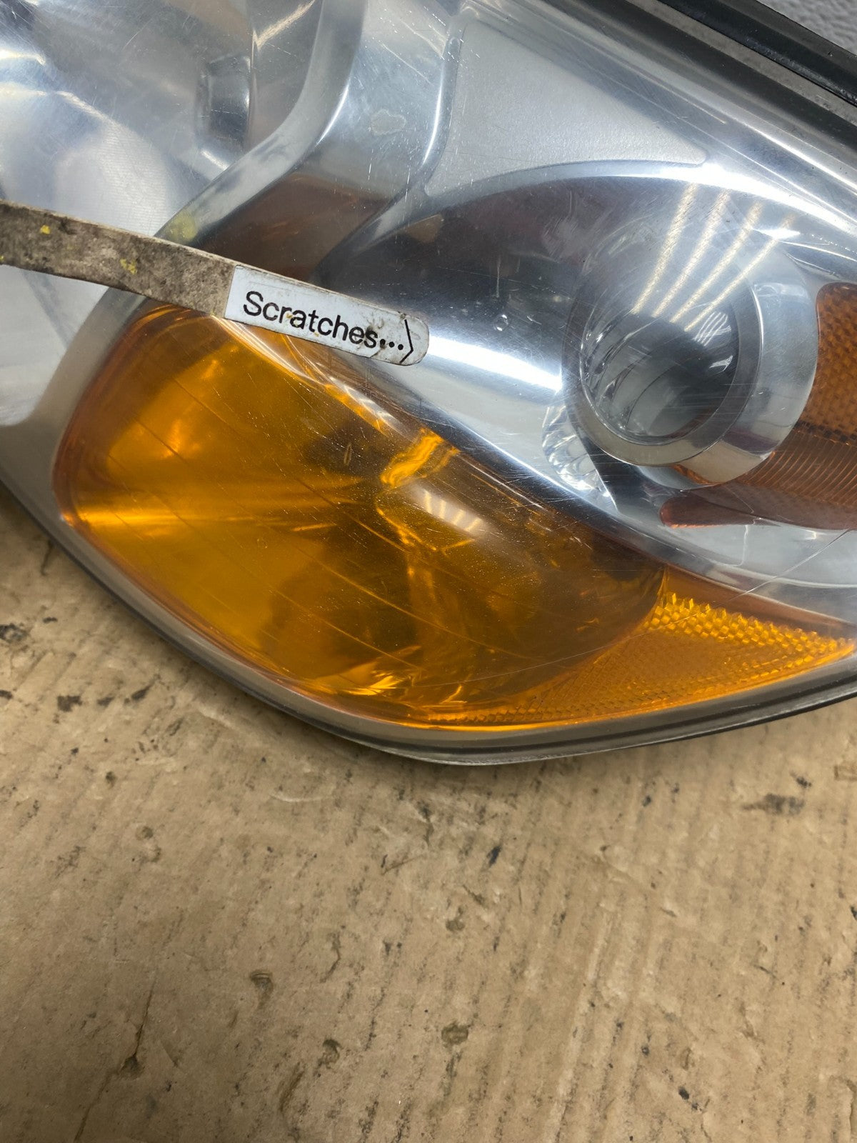 2007 2008 2009 Kia Spectra Left Driver Lh Side Headlight AC7780 DW3