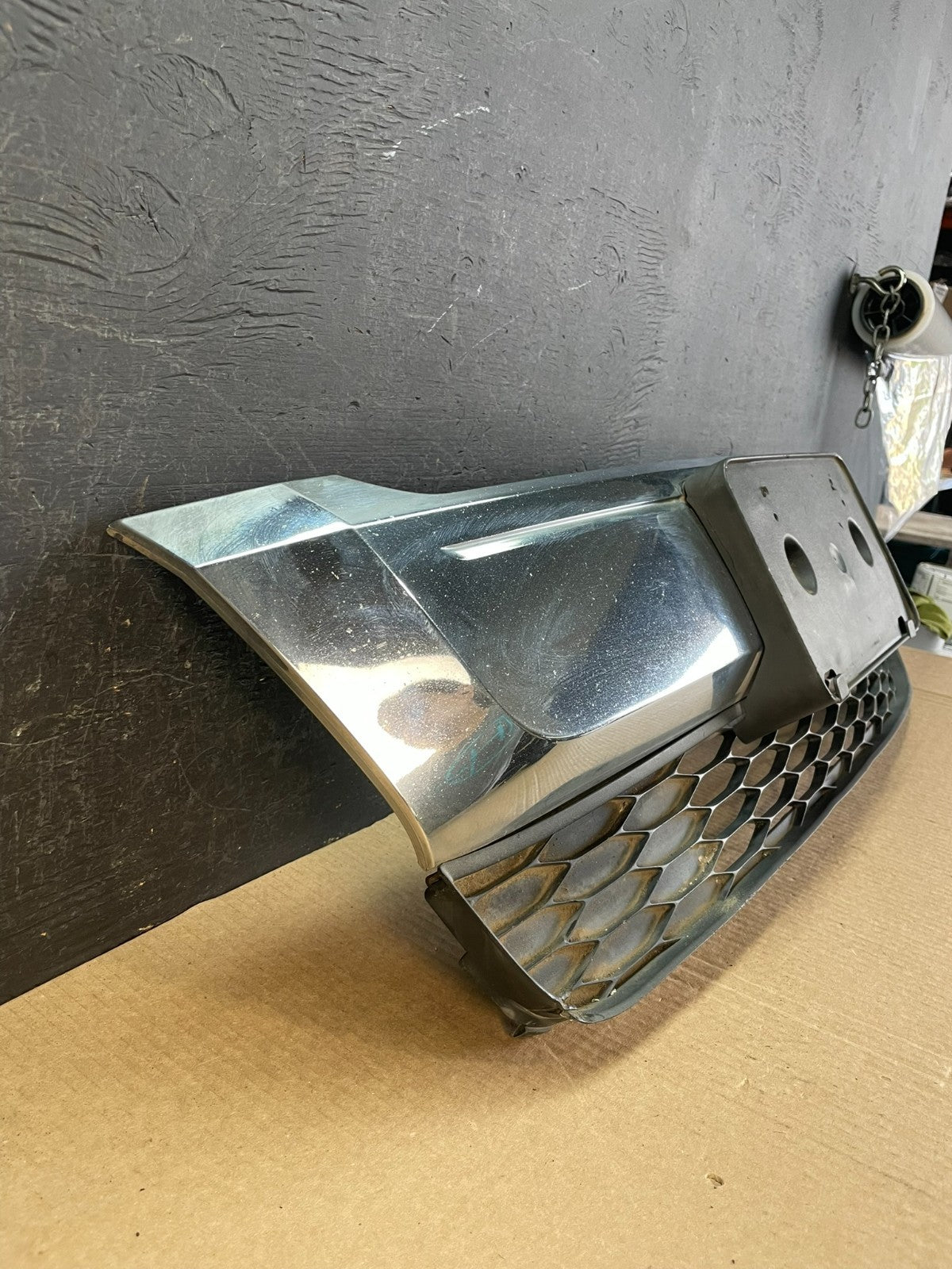 2011-2014 Ford Edge Front Lower Chrome Grille Cover Moulding af3704 DG2