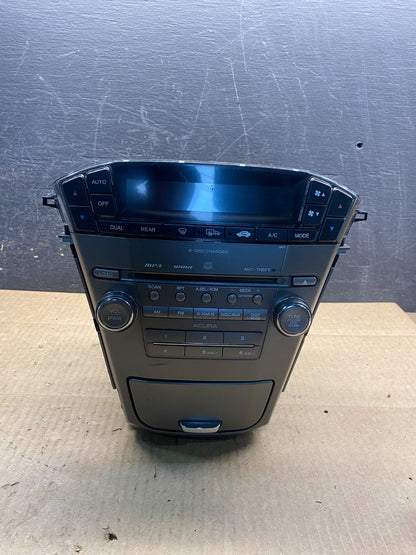 2007 to 2009 Acura Mdx Radio Stereo 6 CD Player Climate Control Pan OE AG7338 DG0