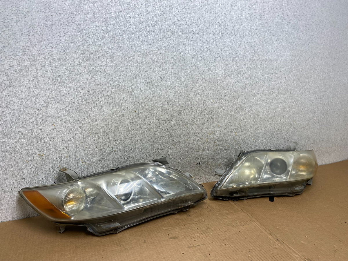 2007 2008 2009 Toyota Camry Left+Right Set Side Headlights AI4436 DW2