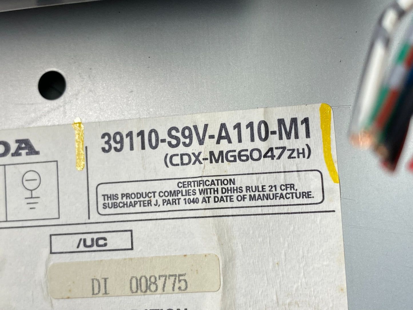 2003 - 2005 Honda Pilot Am Fm Cd Player Radio Receiver OEM  t8618 DG9