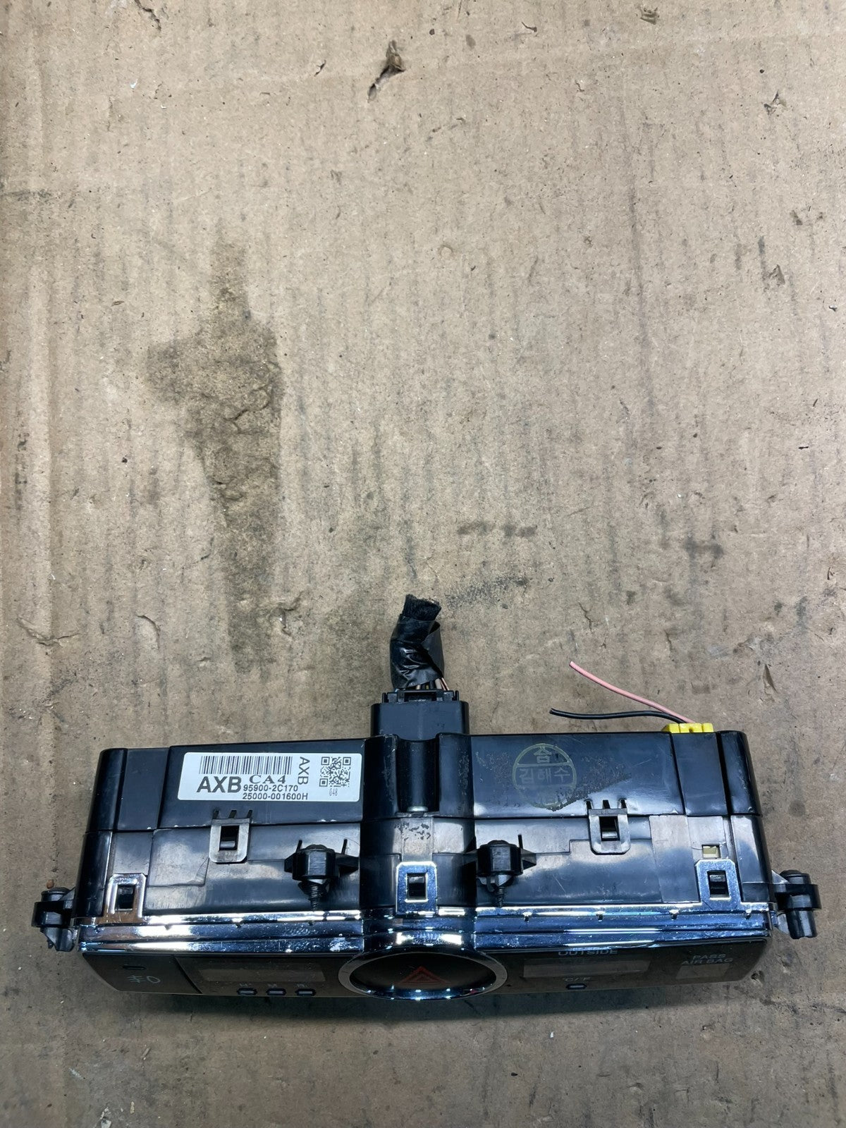 2007 2008 Hyundai Tiburon Digital Clock Display Fog Light Switch W7199 DG4