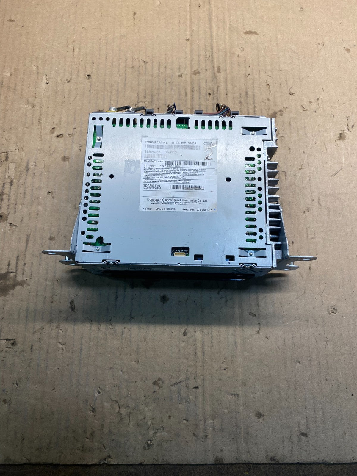 2011 Ford Edge Radio Cd Mechanism Receiver Oem ac2370  DG4