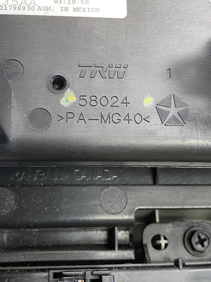 2008 to 2012 Jeep Liberty Dash Climate Temperature Control Radio Bezel AG0104 DG5