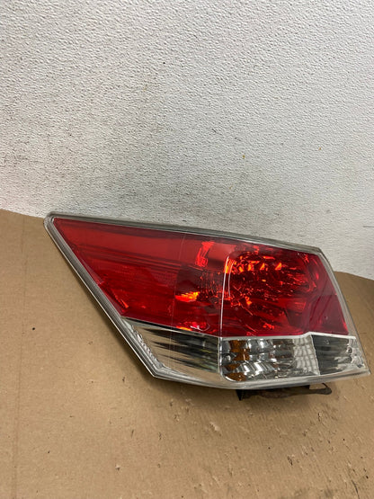 2008 to 2012 Honda Accord Sedan Tail light Left Driver LH Side AD7731 LK2