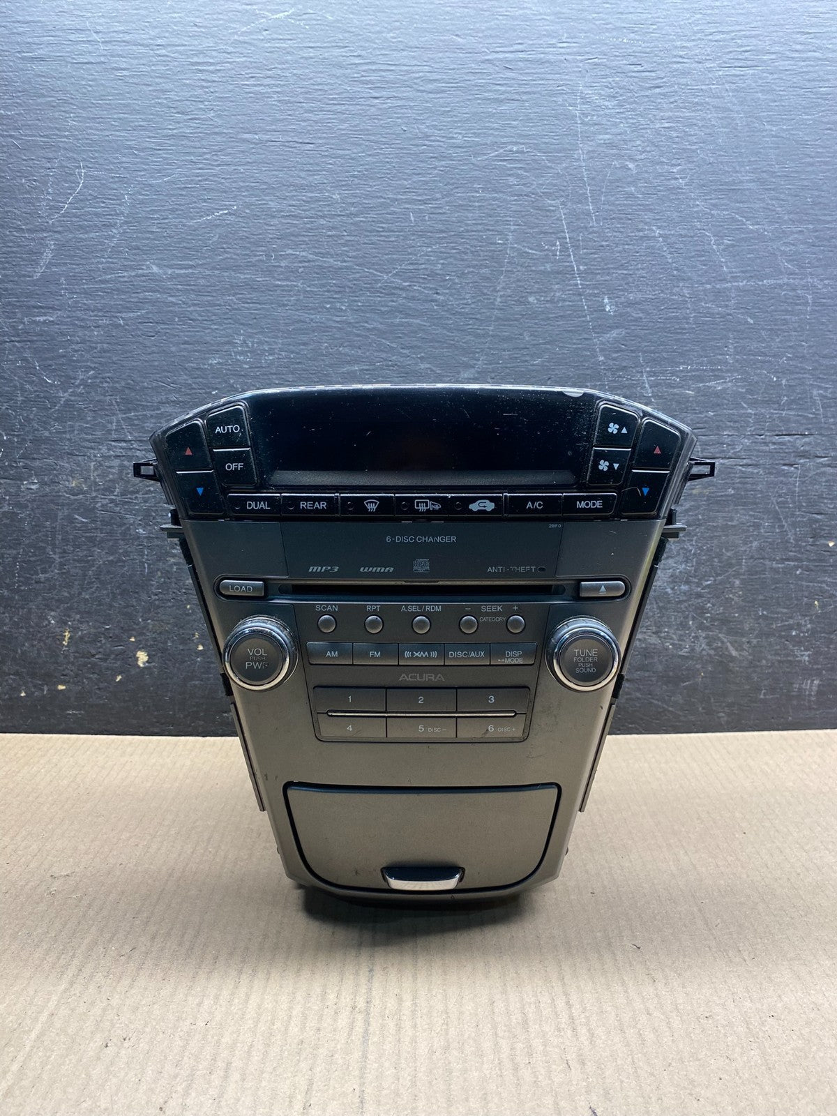 2007 to 2009 Acura Mdx Radio Stereo 6 CD Player Climate Control Pan OE AI5314 DG0