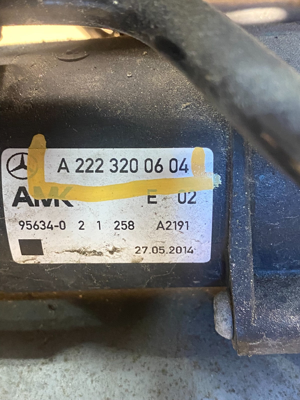 2014-2017 Mercedes S550 Airmatic Air Suspension Compressor Pump ah4752 DG6