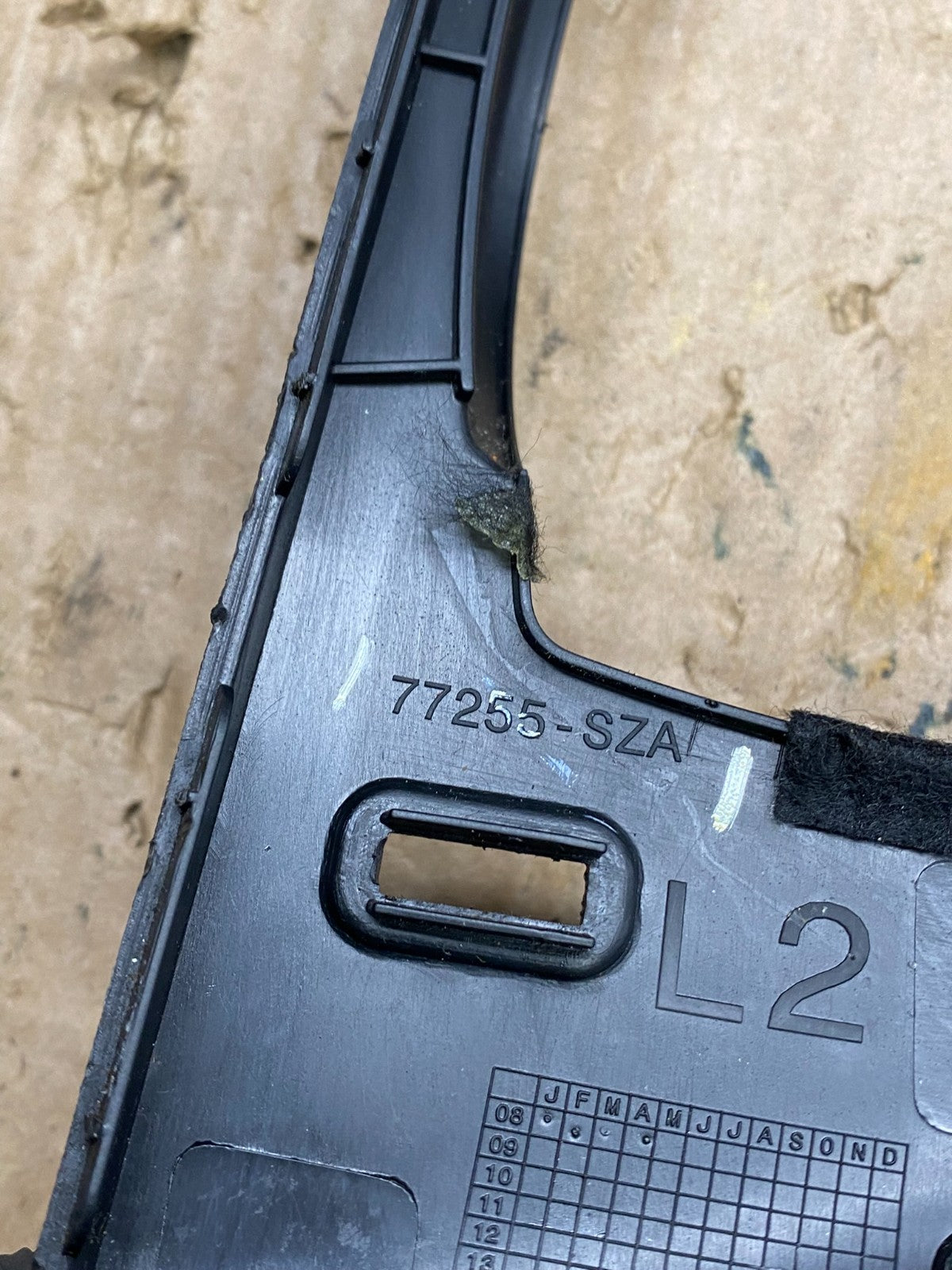 2009-2015 Honda Pilot Left Dash Vent Center Panel Bezel Hazard Button Z1963 DG4