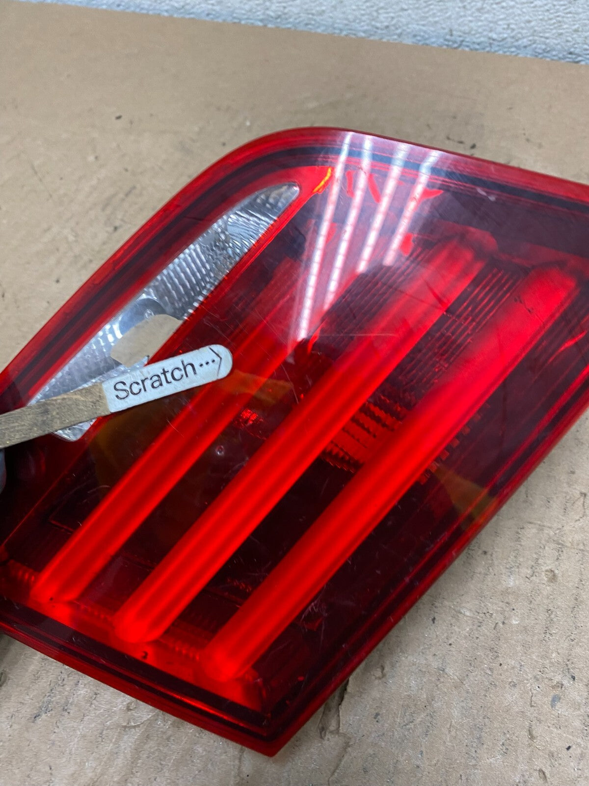 2011-2013 BMW 5 F10 Rear Left Driver LH Trunk Inner Tail Light OEM N1452 DW4