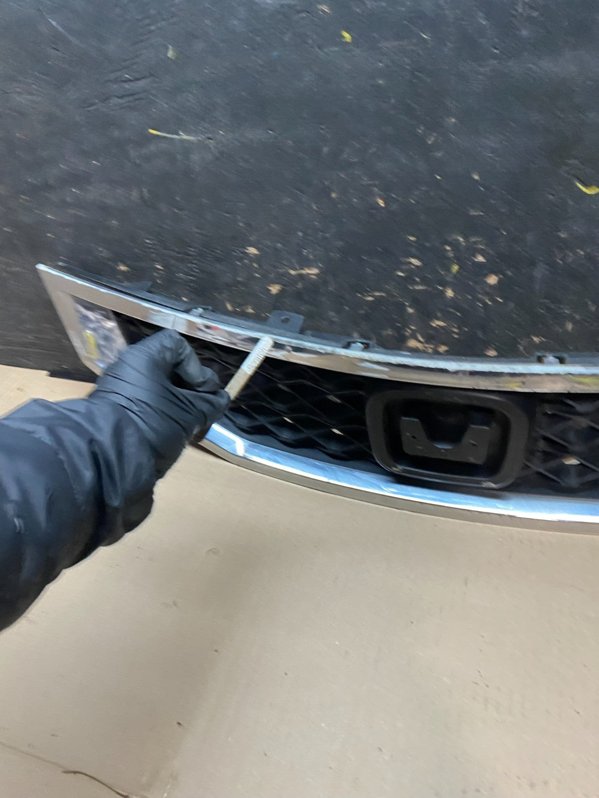 2008 to 2010 Honda Accord Coupe Front Grille Grill Chrome Trim Moulding X3631 DG6