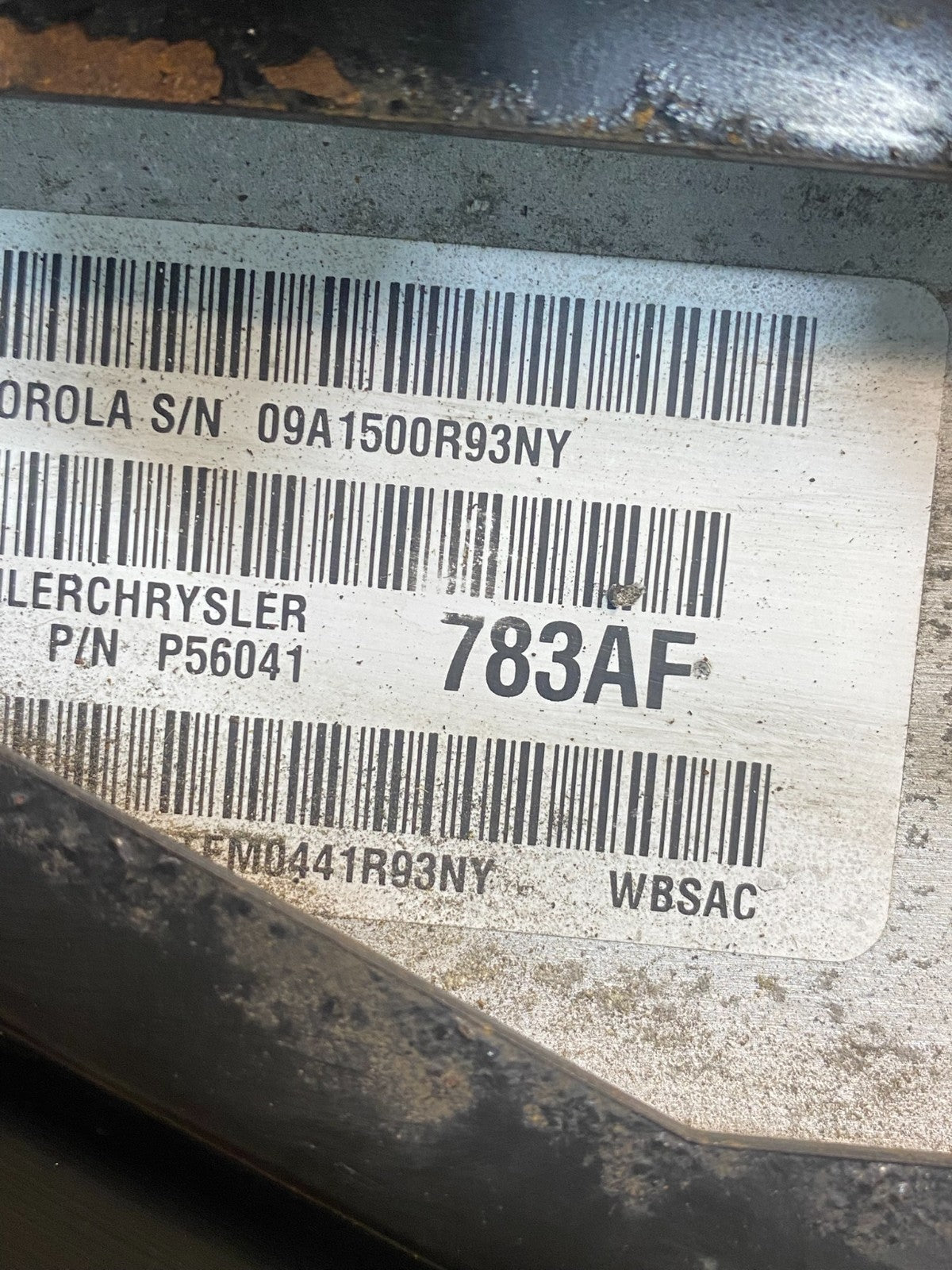 2001 Jeep Grand Cherokee 4.0L ECM Engine Control Computer p56041783af AE7758 DW2