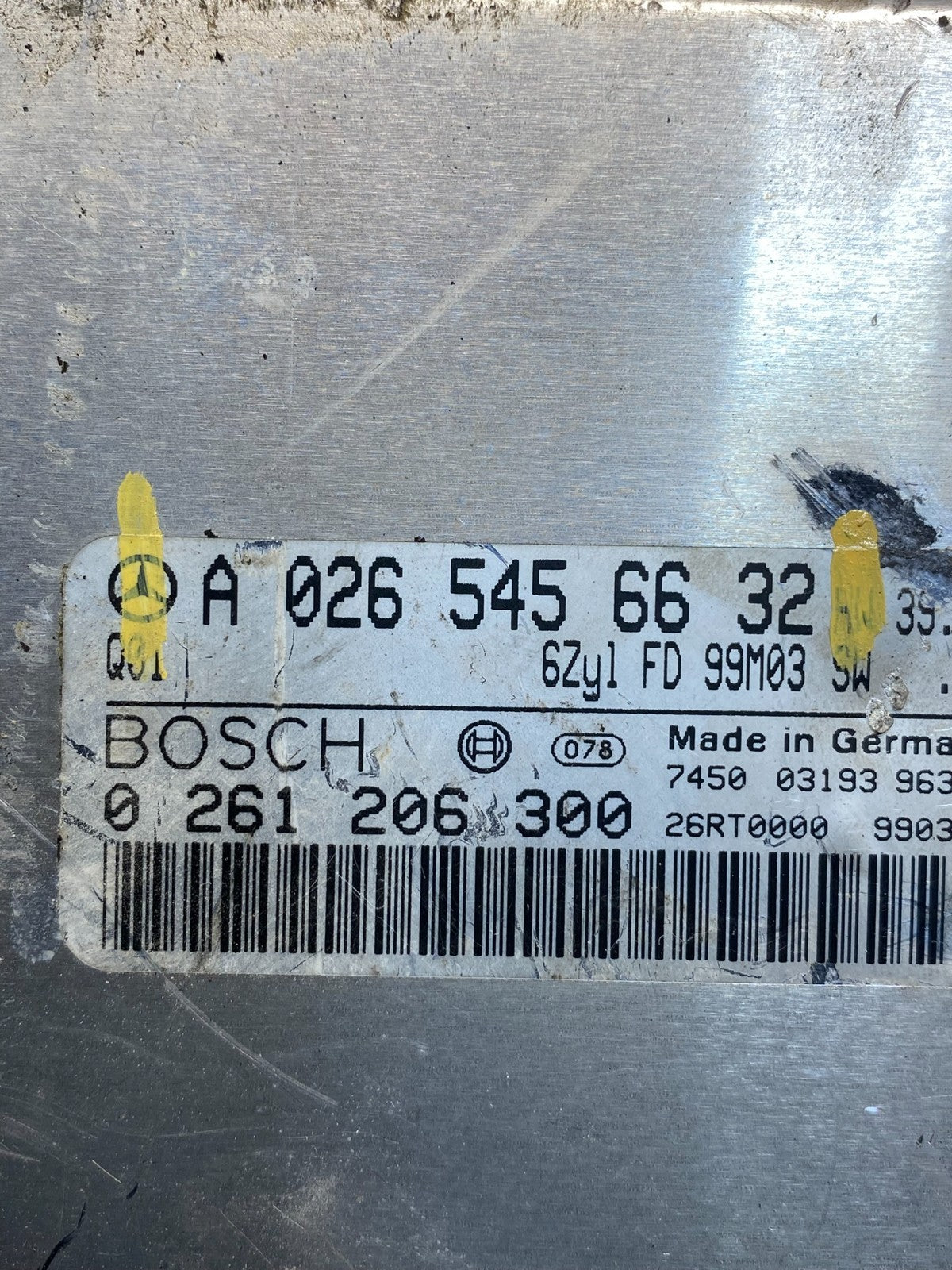 1998 2000 Mercedes Benz ML320 Engine Computer Ecu Ecm AI9888 DW2