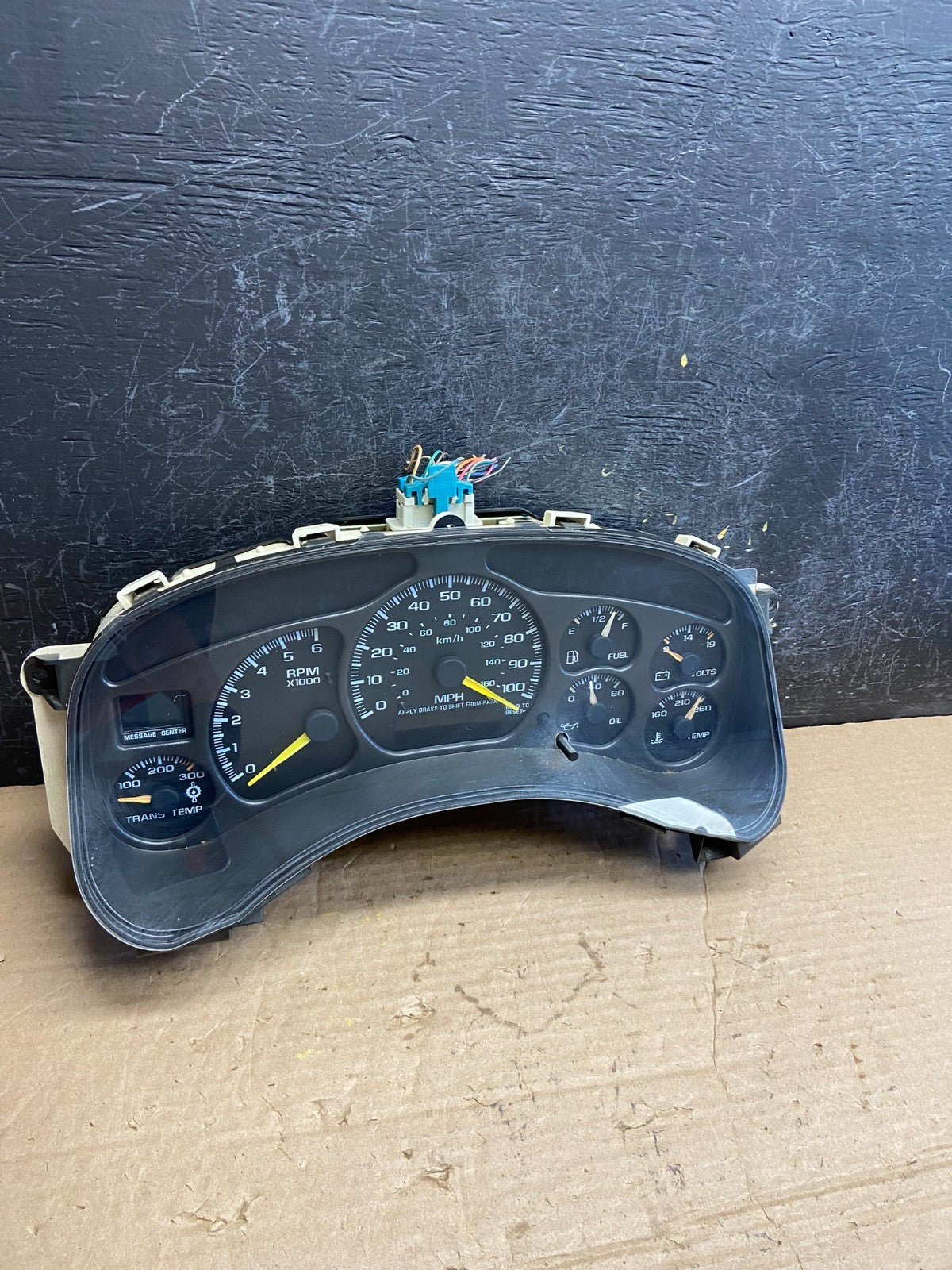 1999 to 2002 Chevrolet Silverado Sierra Cluster Gauge Speedometer ECM af2156 DG0