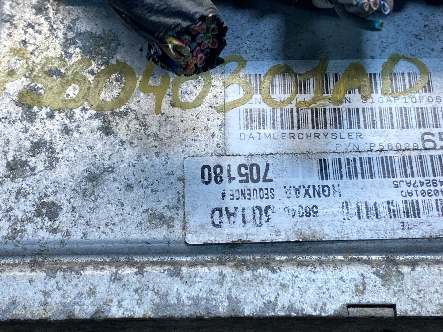 2002 Dodge Dakota 3.9L Engine Computer Module ECM ECU Unit AC8686 DG2