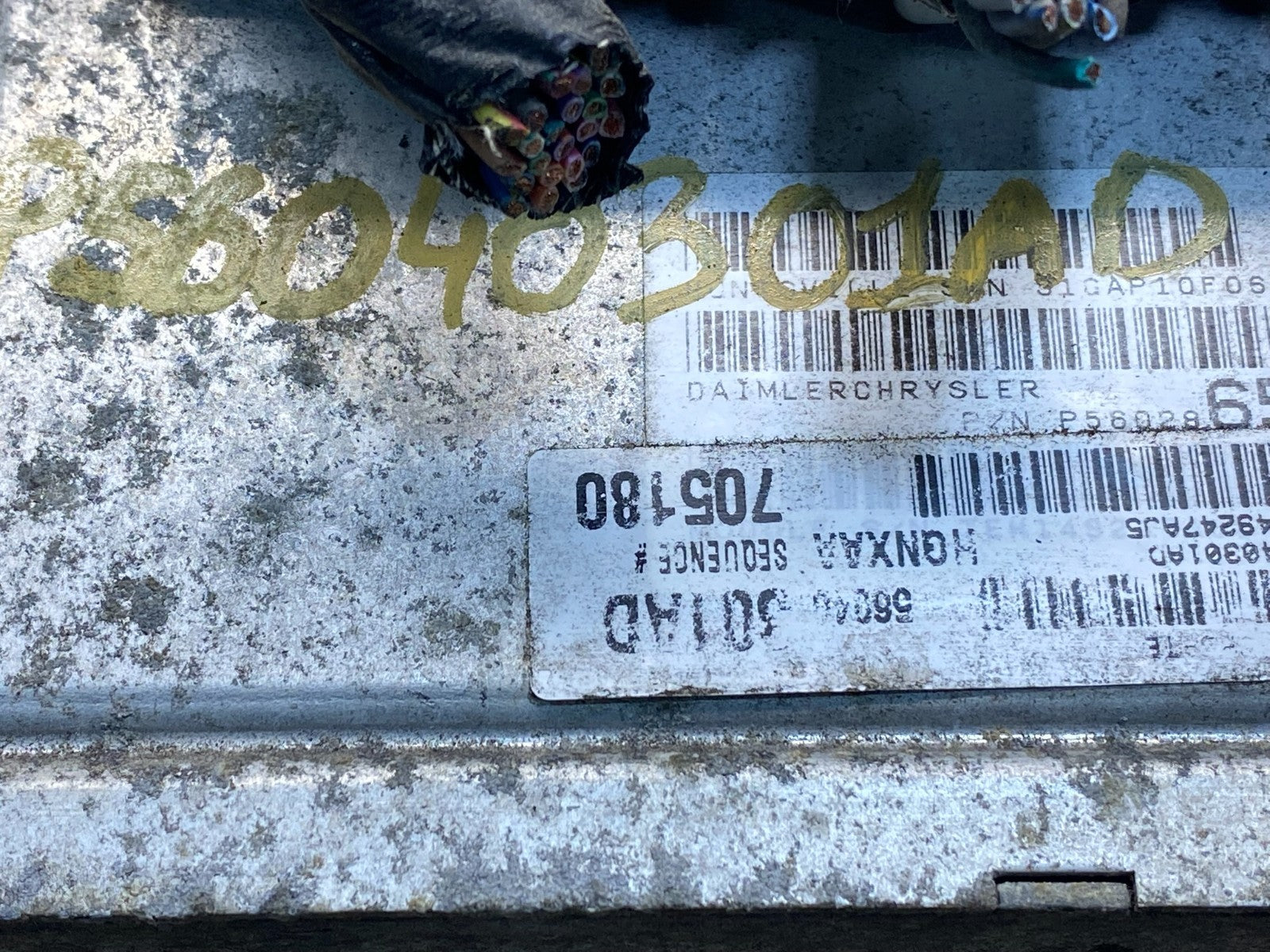2002 Dodge Dakota 3.9L Engine Computer Module ECM ECU Unit AC8686 DG2