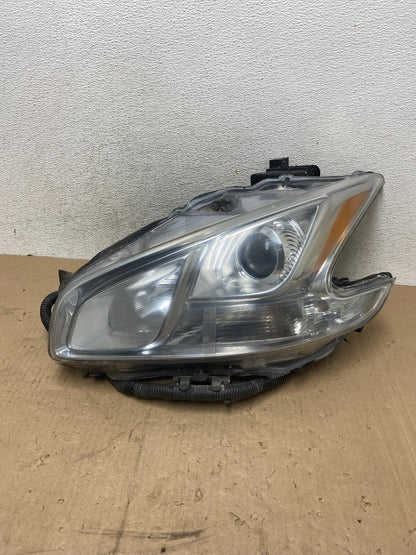 Halogen 2009 to 2014 Nissan Maxima Left Driver LH Side Headlight AG4820 DW0