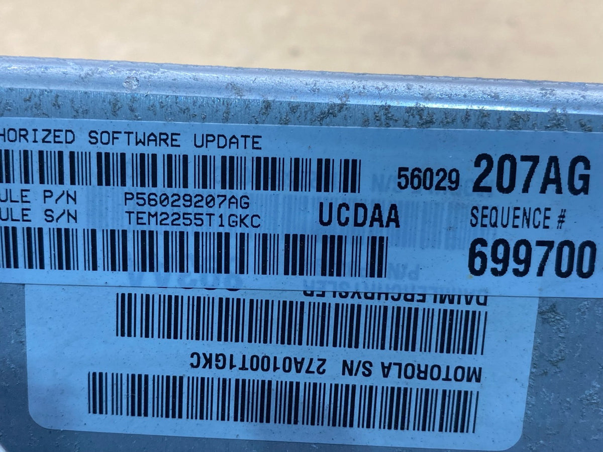 2006 Dodge RAM 1500 Durango 5.7L Engine Computer Module ECU PCM ah3396 DG2