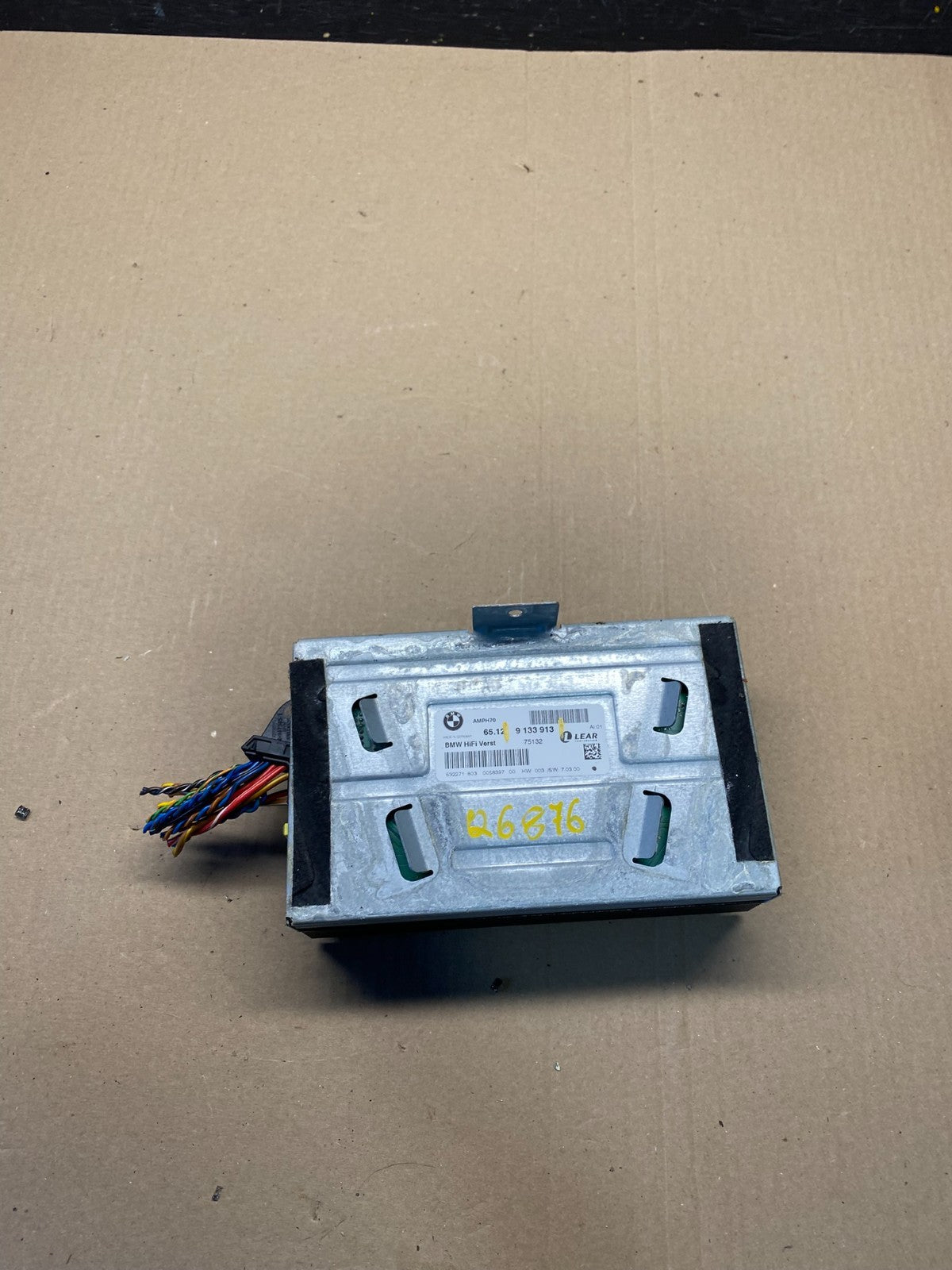 2007-2010 BMW X5 Top HiFi Lear Radio Audio Amplifier Amp OEM Q6876 DG5