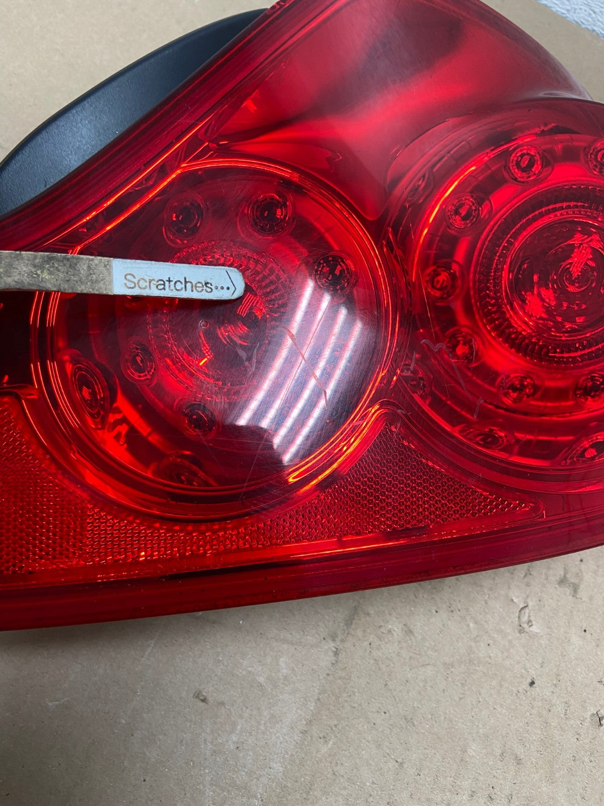 2007 to 2013 Infiniti G35 G37 Sedan Right Passenger Rh Tail Light AG4573 LK3