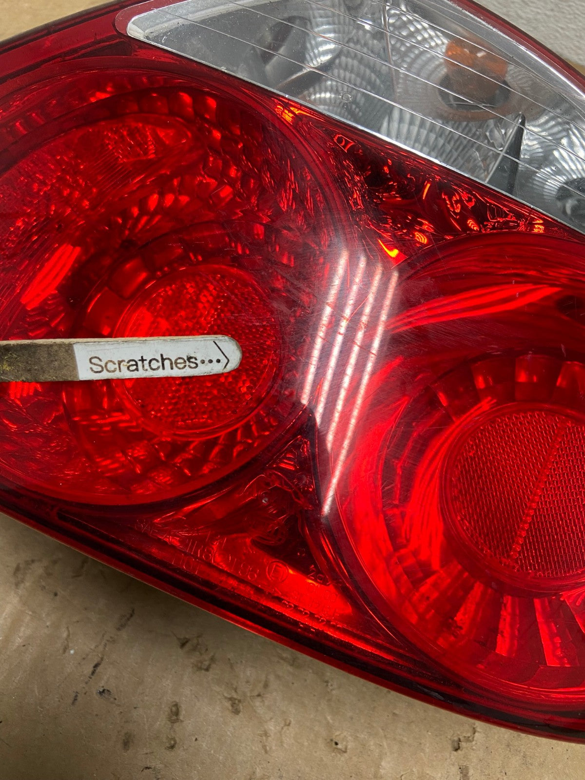 2000 to 2004 Jaguar S-Type Right Passenger RH Side Tail Light AG1124 LK3