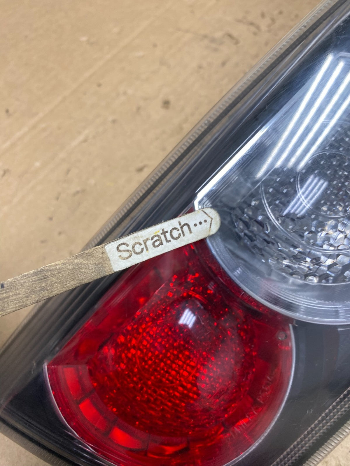 2008-2015 Mitsubishi Lancer Evo 10 X Left Driver Inner Tail Light P9733 DW3
