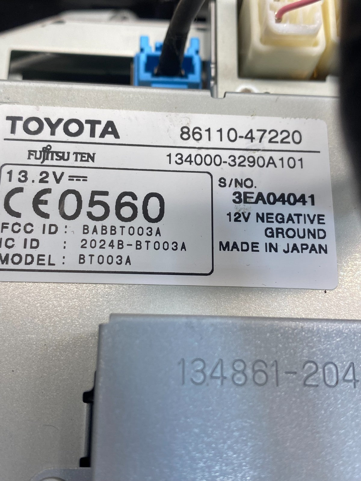 2006 to 2009 Toyota Prius Radio Stereo Receiver Screen Display AG5992 DG5