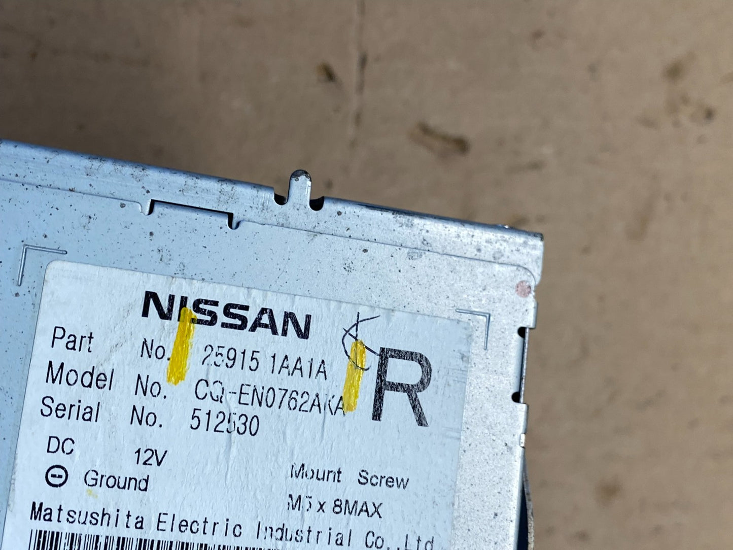 2009-2012 Nissan Murano AM FM CD Player Radio Receiver OEM R8766 DG6