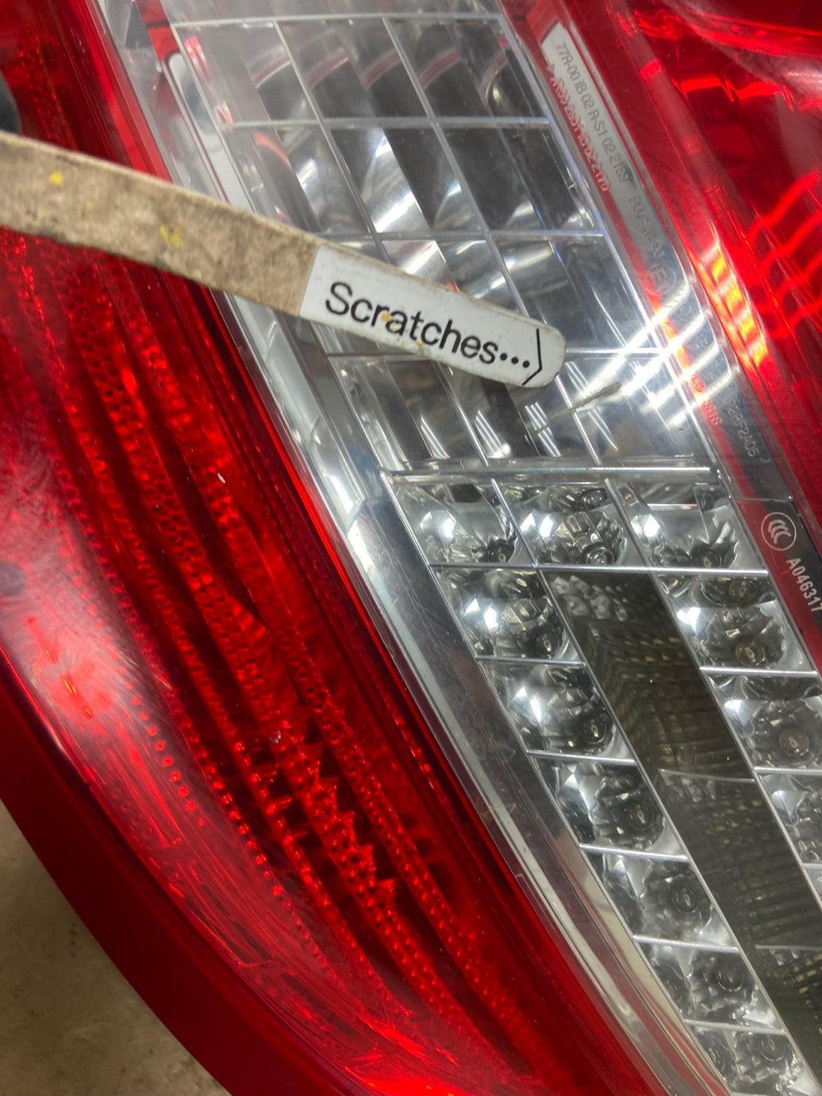 2008 - 2011 Mercedes C-Class Right Passenger RH LED Tail Light AC1816 LK3