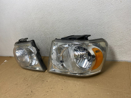 2007 2008 2009 Dodge Durango Left+Right Side Headlights AG9272 DW2