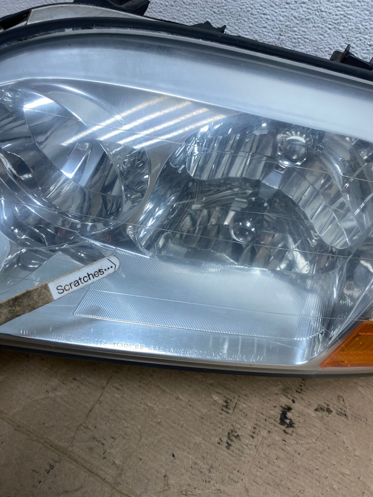 2001 to 2003 Acura MDX Left Driver LH Halogen Headlight DEPO AF4579 LK3