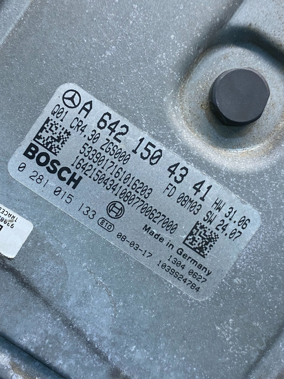 2007 to 2009 Mercedes Sprinter ECU ECM Engine Control Module Unit AI0260 DG2