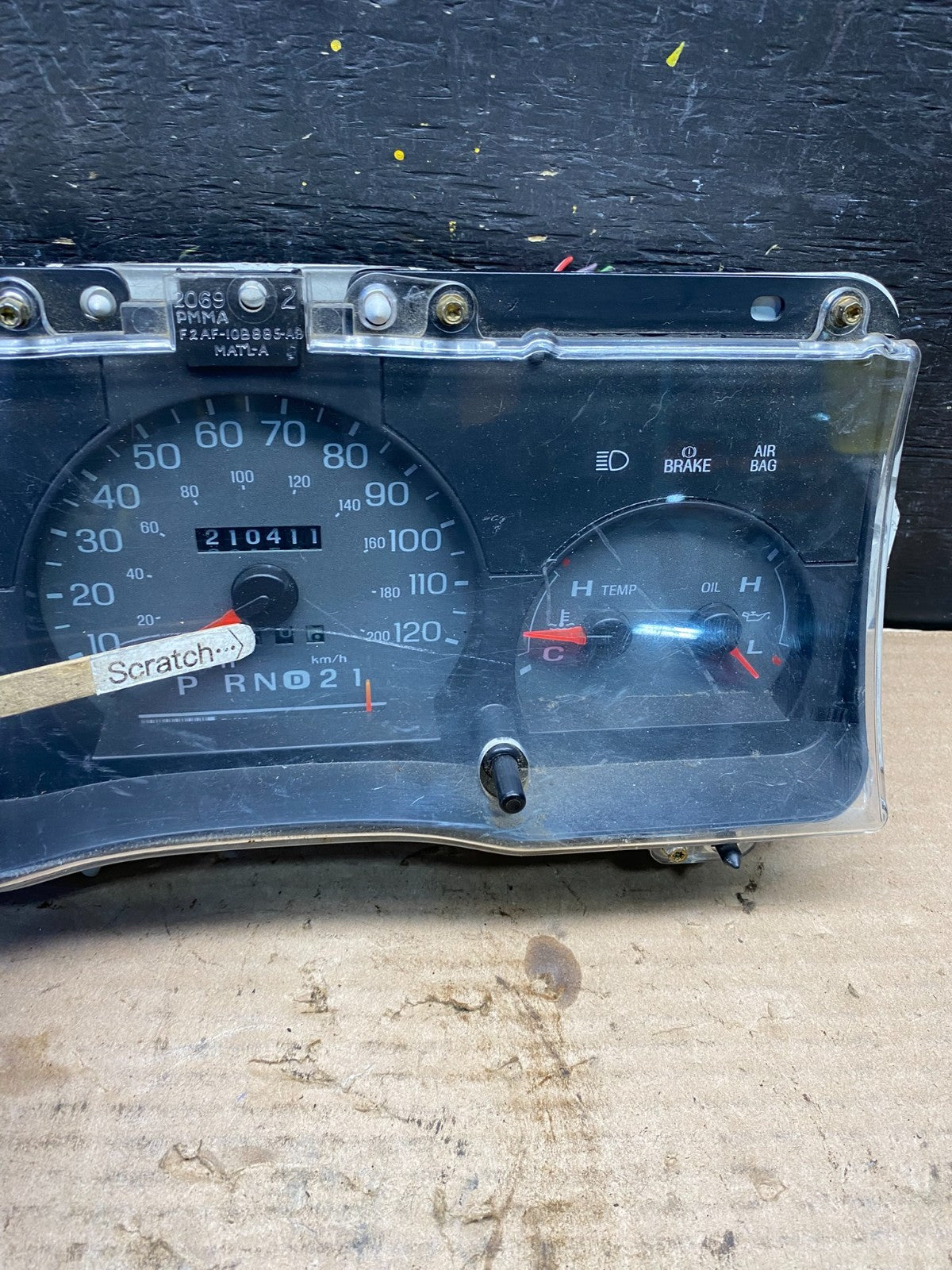 1998 to 2005 Mercury Marquis Speedometer Cluster Gauge Oem Q6868 DG1