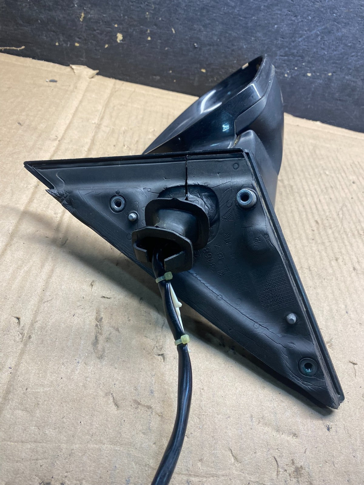 2009 to 2012 Audi A4 Right Passenger RH Side View Power Door Mirror AJ0539 DG4