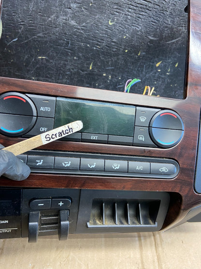 2008-2010 Ford F250 F350 Radio Climate Control Radio Dash Bezel Panel AD7221 DG1