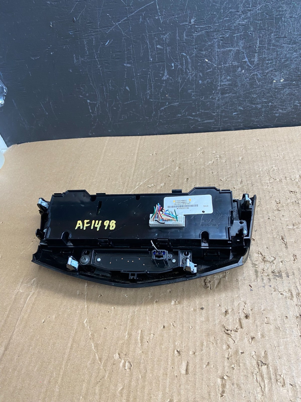 2014 2015 2016 Nissan Rogue Heater Temperature AC Climate Control AF1498 DG3