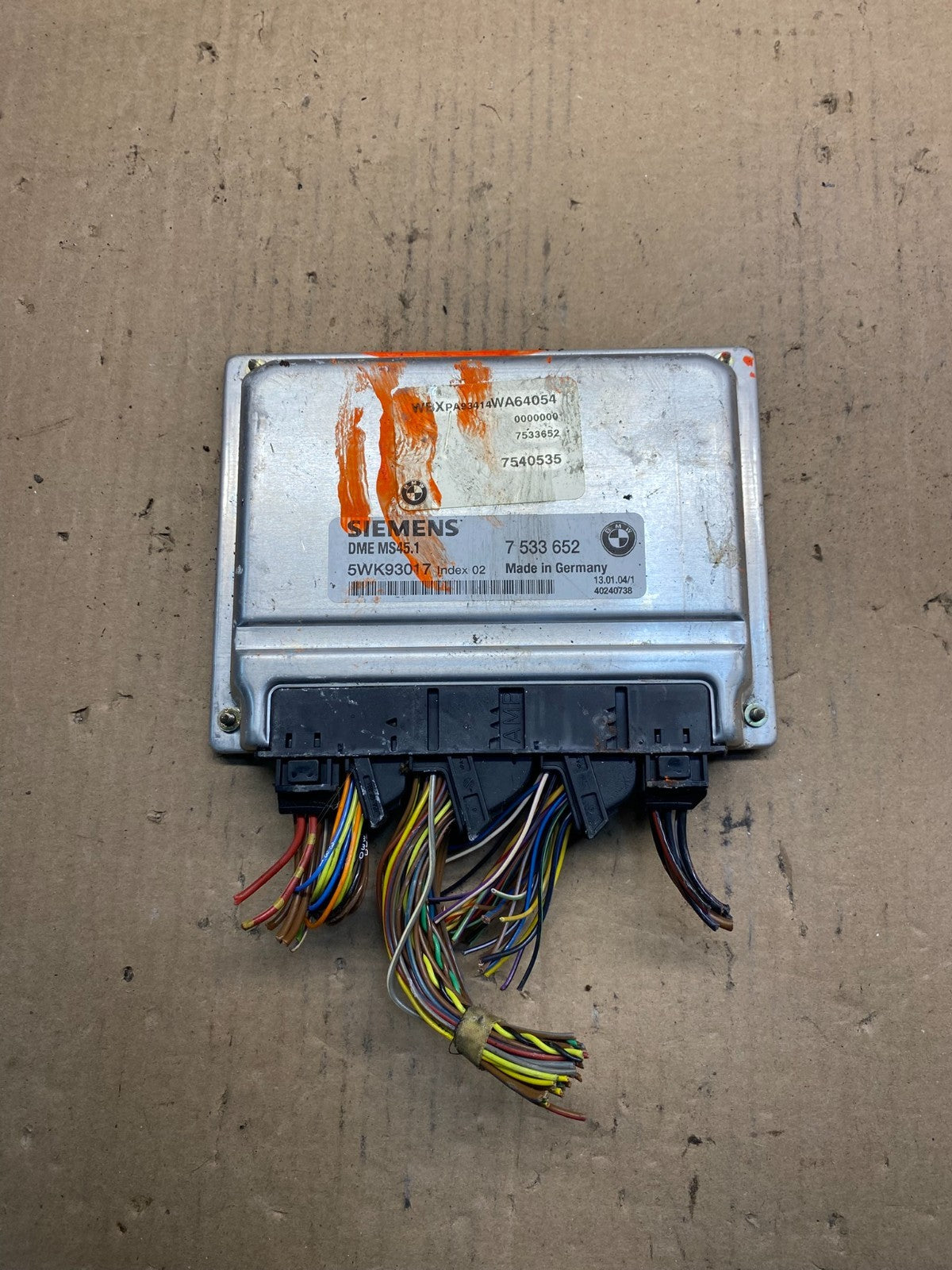 2004 2005 Bmw 530i Ecm Ecu Engine Computer Module ah4736 DG0