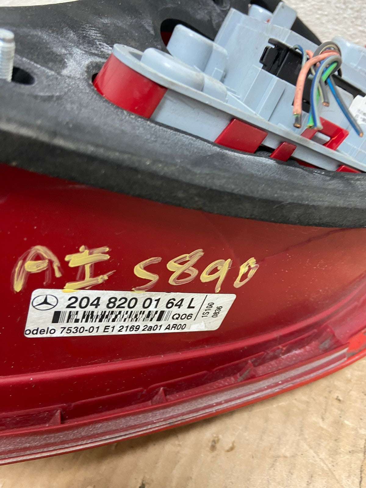 2008 2009 2010 2011 Mercedes C-Class Left Driver Side Tail Light AI5890 LK6