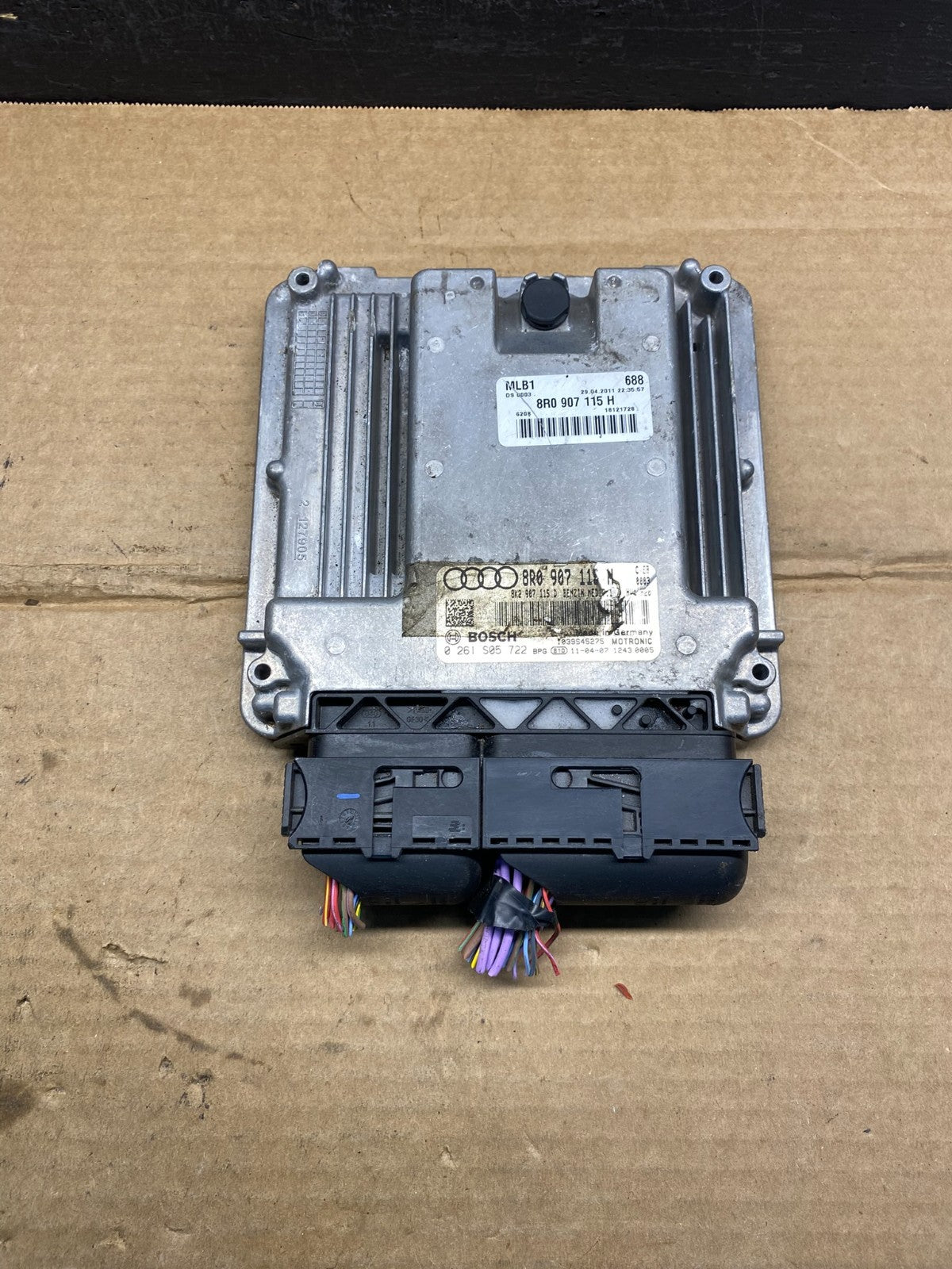 2012 Audi Q5 Engine Control Module Computer ECU ECM 8R0907115ad3437 DG0