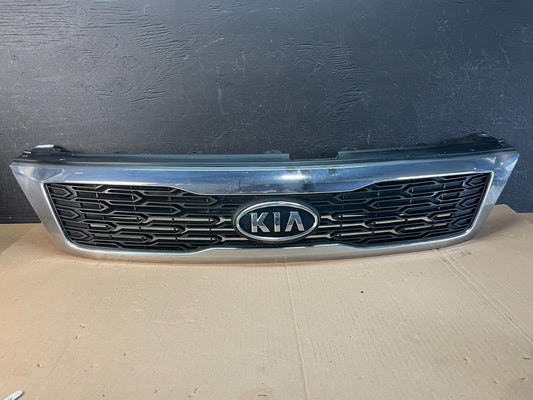 2011 2012 Kia Sedona Front Upper Grill Grille AD8389 DG0
