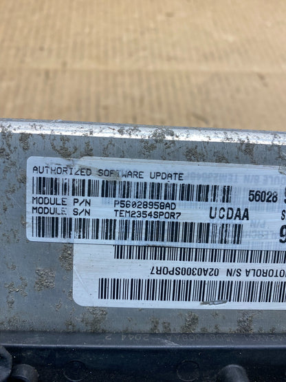 2005 Dodge Durango 5.7 Engine Contol Module Computer ECM ECU AD5107 DG2