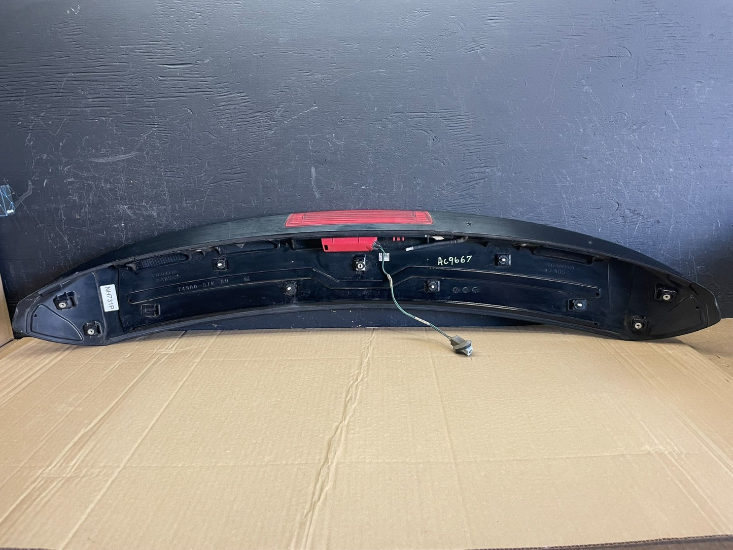 2007 2008 2009 Acura RDX Rear Spoiler Wing Lift Gate 3rd Brake Light AC9667 DG5