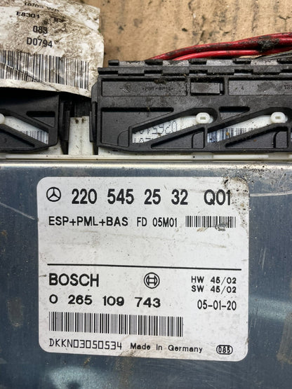 2003 - 2006 Mercedes S430 S500 ABS ESP Control Module Unit OEM S4675 DG3
