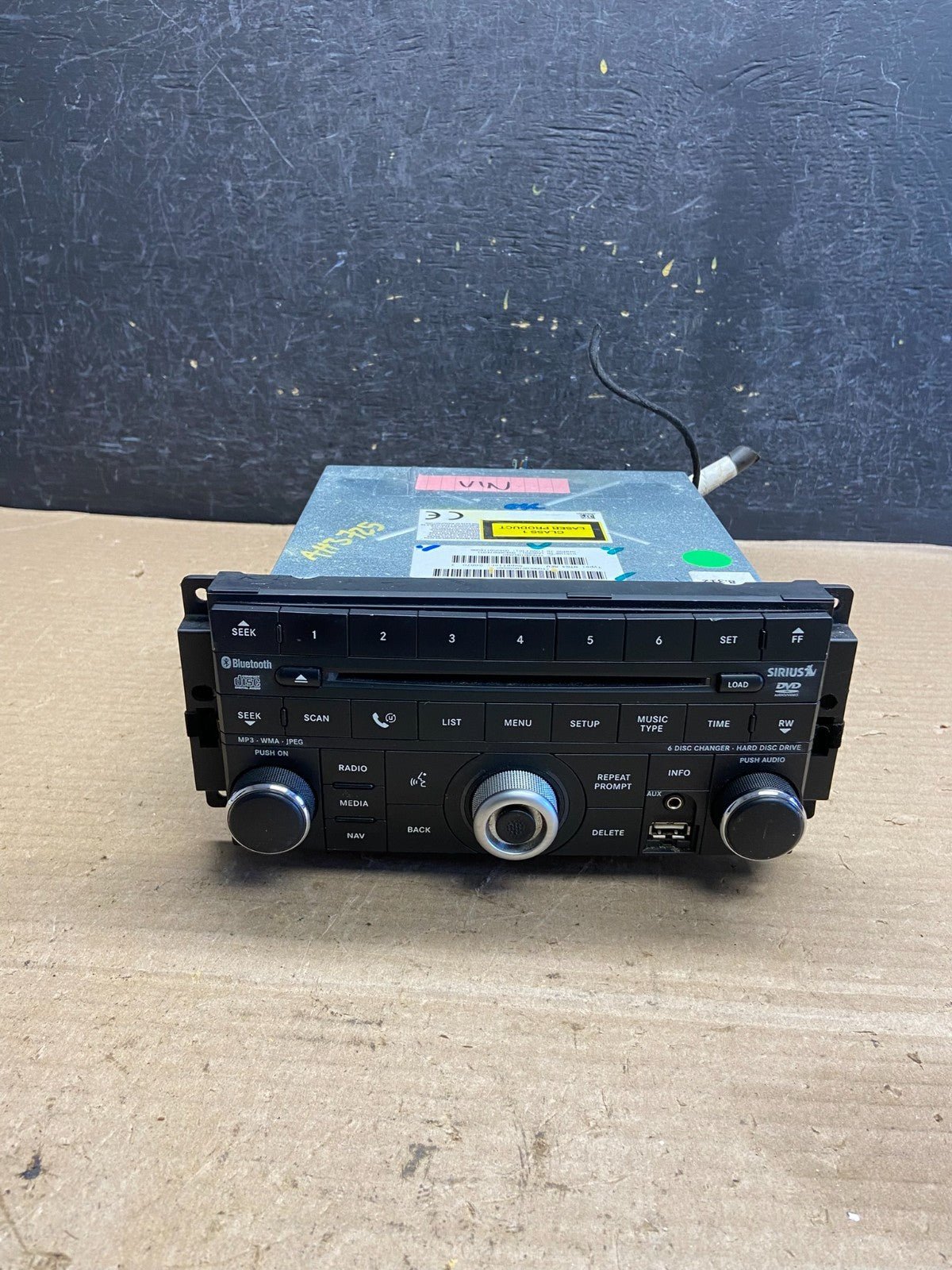 2009 2010 Dodge Journey AM FM Radio 6 Disc CD Player Receiver ah3725 DG0