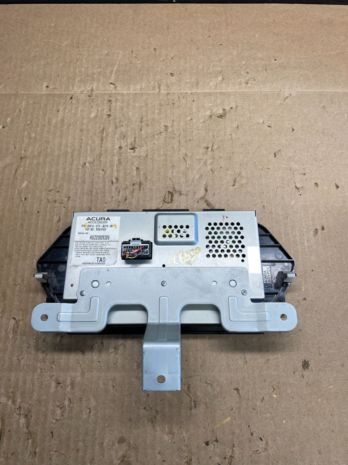 2007-2009 Acura Mdx Radio Screen Display Navi Navigation Receiver AC6559 DG4