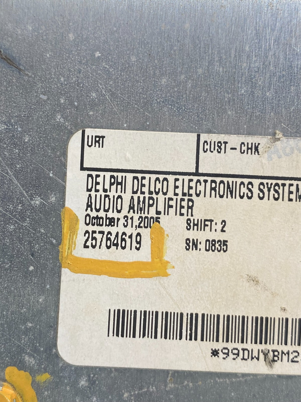 2004 - 2006 Cadillac SRX Stereo Audio Radio Amplifier Module AMP Bose AC2612 DG2