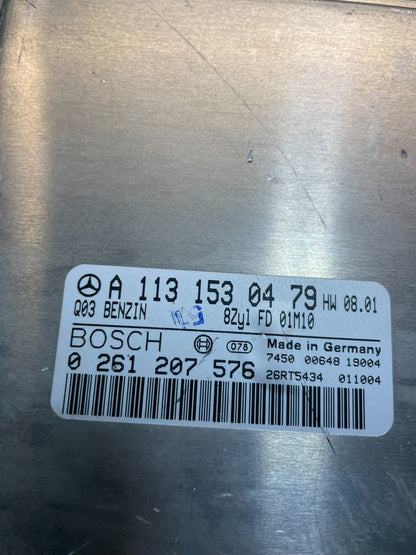 2003 to 2006 Mercedes CL500 CLK500 ECU ECM Engine Control Module OEM X4611 DG3