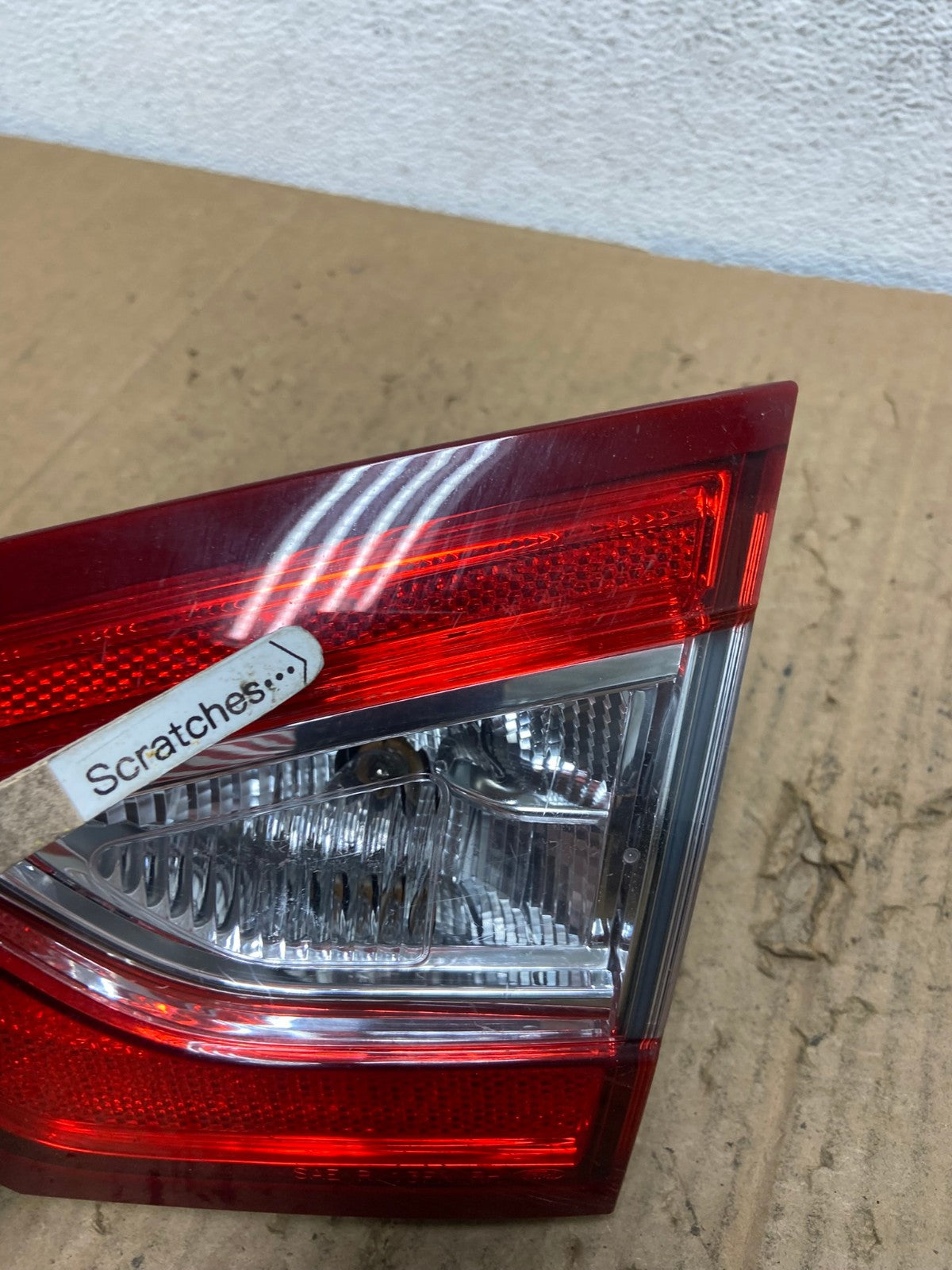 2013 to 2016 Ford Fusion Right Passenger RH Side Tail Light Inner AD2520 LK3