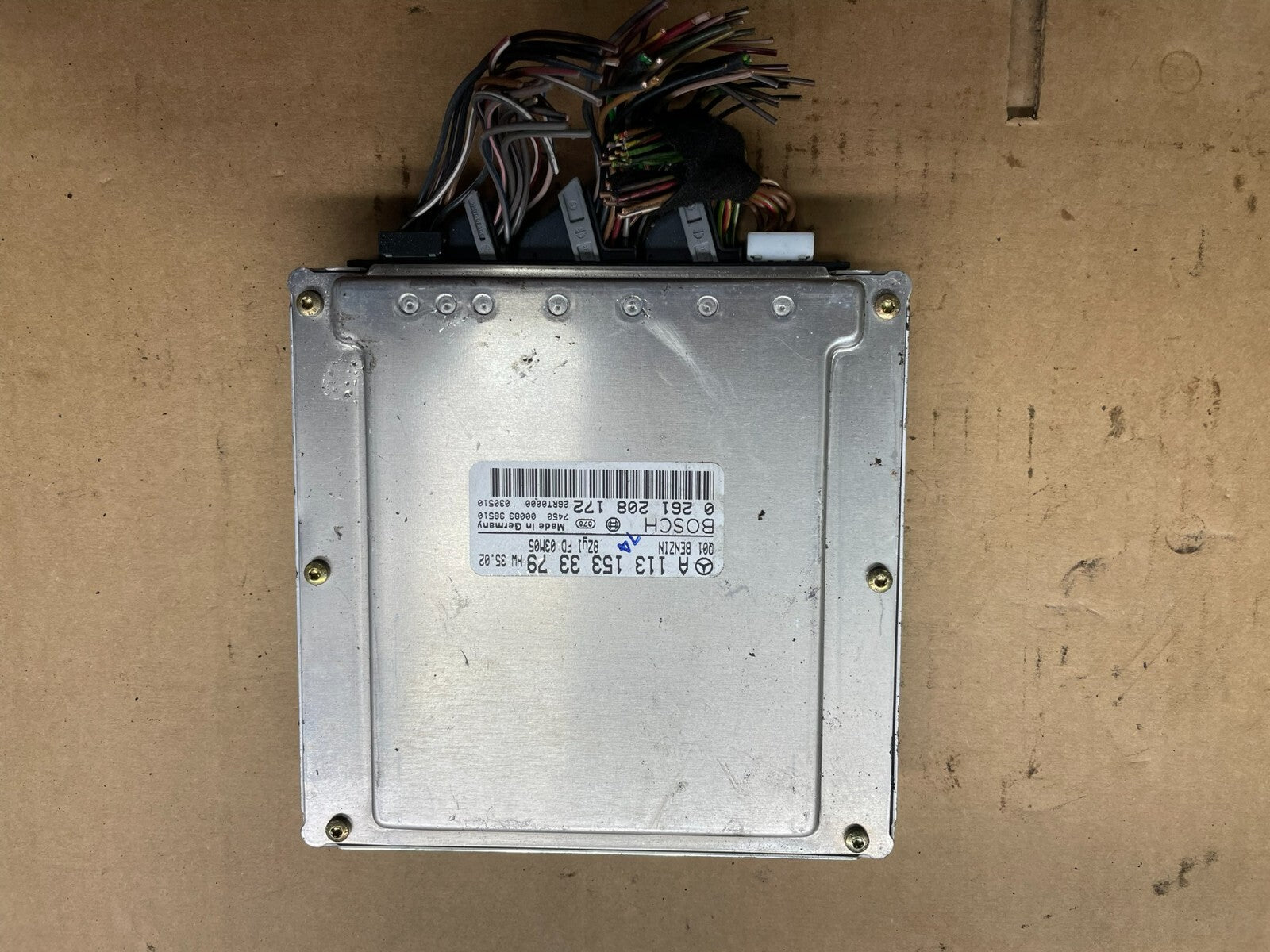 2000 to 2006 Mercedes S430 S500 ECU ECM Engine Control Module Unit OEM N4775 DG0