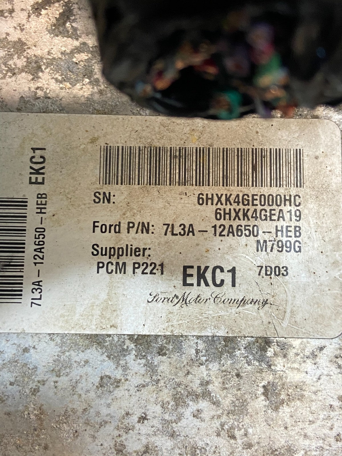 2007 2008 Ford F-150 F150 4.6L Engine Control Unit ECU Computer Module AF9345 DG2