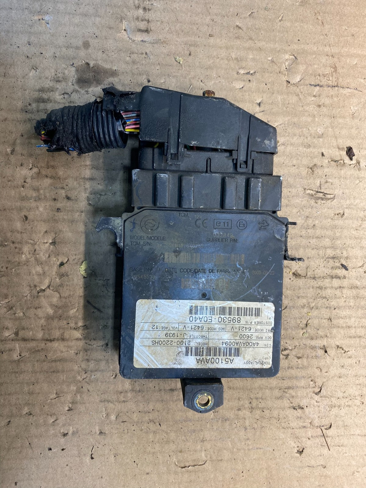 Allison Transmission Control Module 2100-2200HS AE8020 DG1
